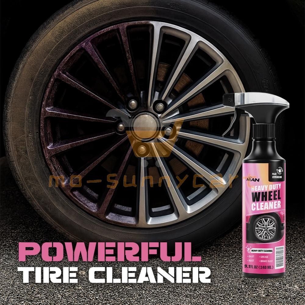 1-3Pack 270ml Powerful Wheel Cleaner Repair Polishing Car Rim Tire Cleaning Kit