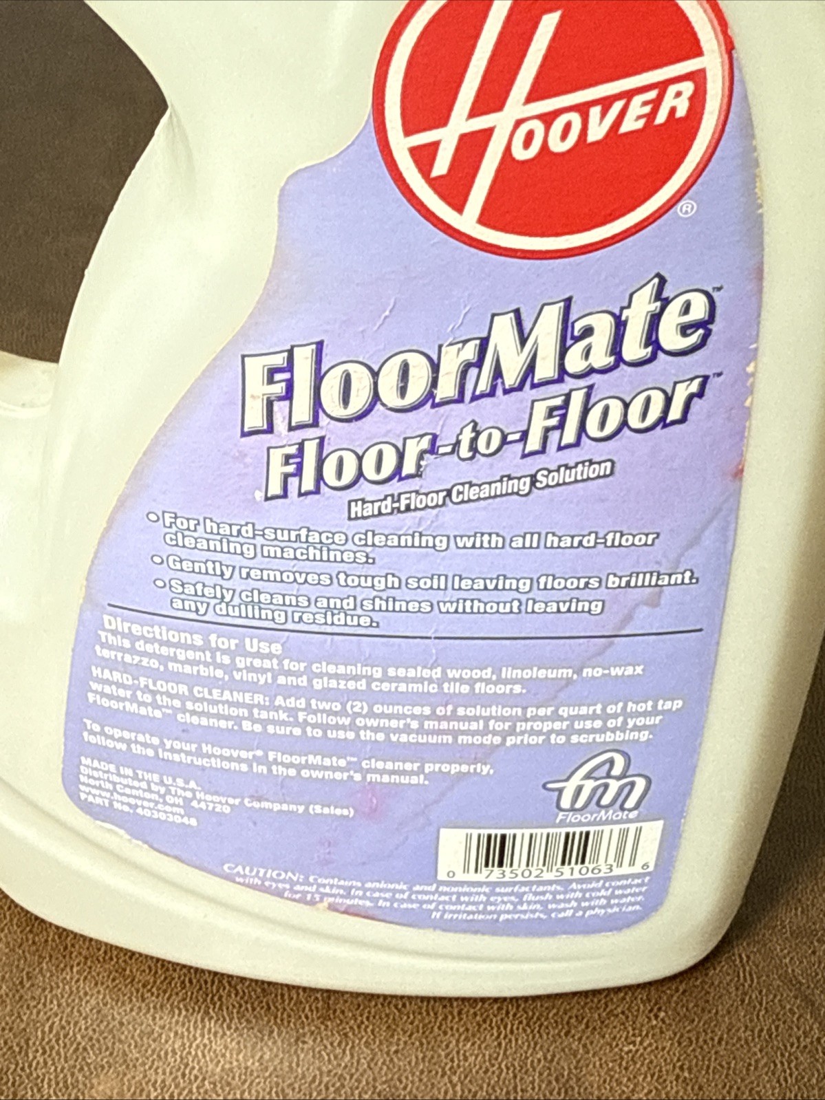 Vintage Hoover Floormate Floor to Floor Hard Floor Cleaning Solution 48 oz. 75%