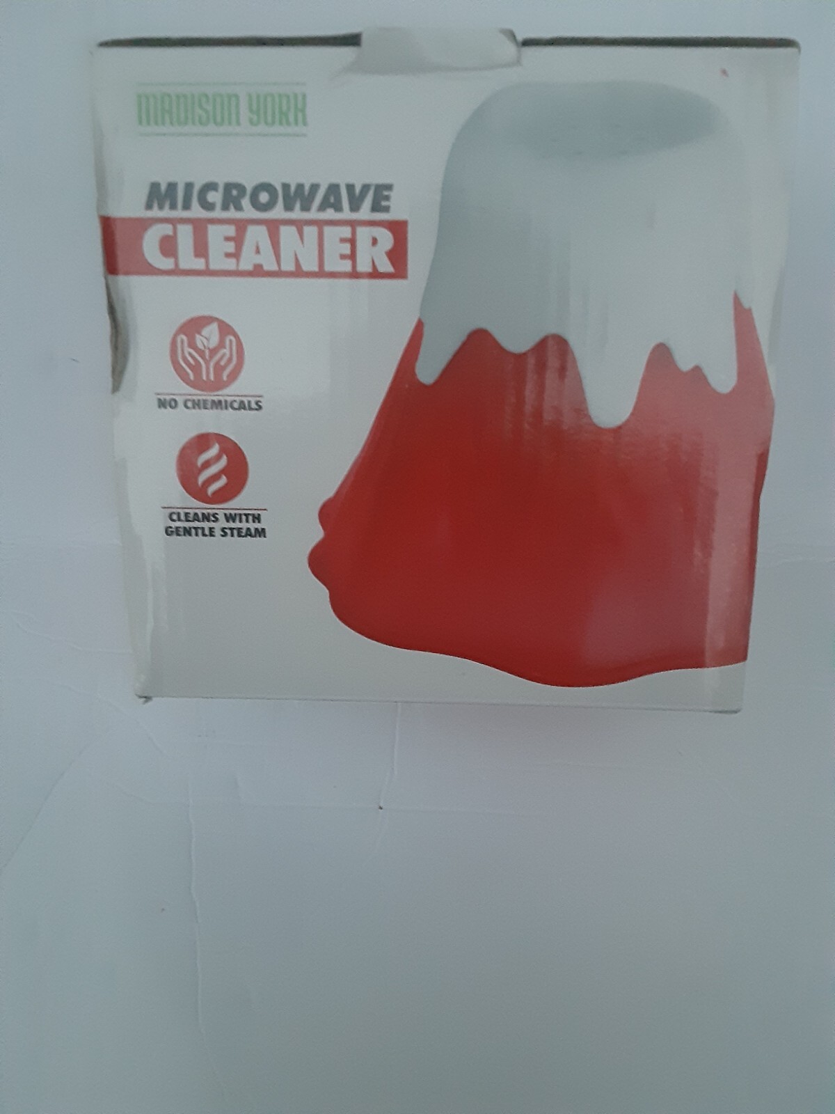 Madison York Microwave Cleaner – No Harsh Chemical – Easy to Use Volcano NEW