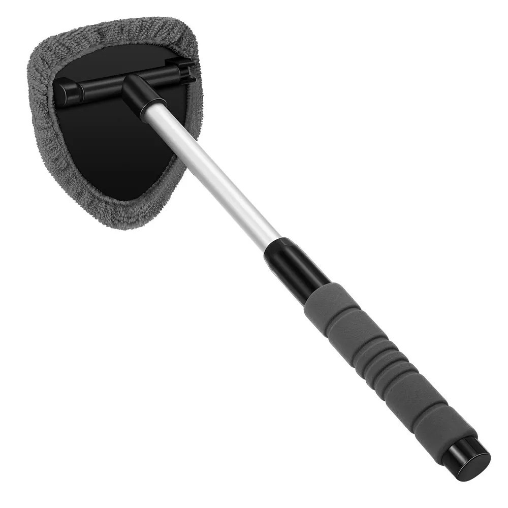 Windshield Cleaning Tool Kit Car Window Glass Wiper Cleaner Brush Pad Extendable
