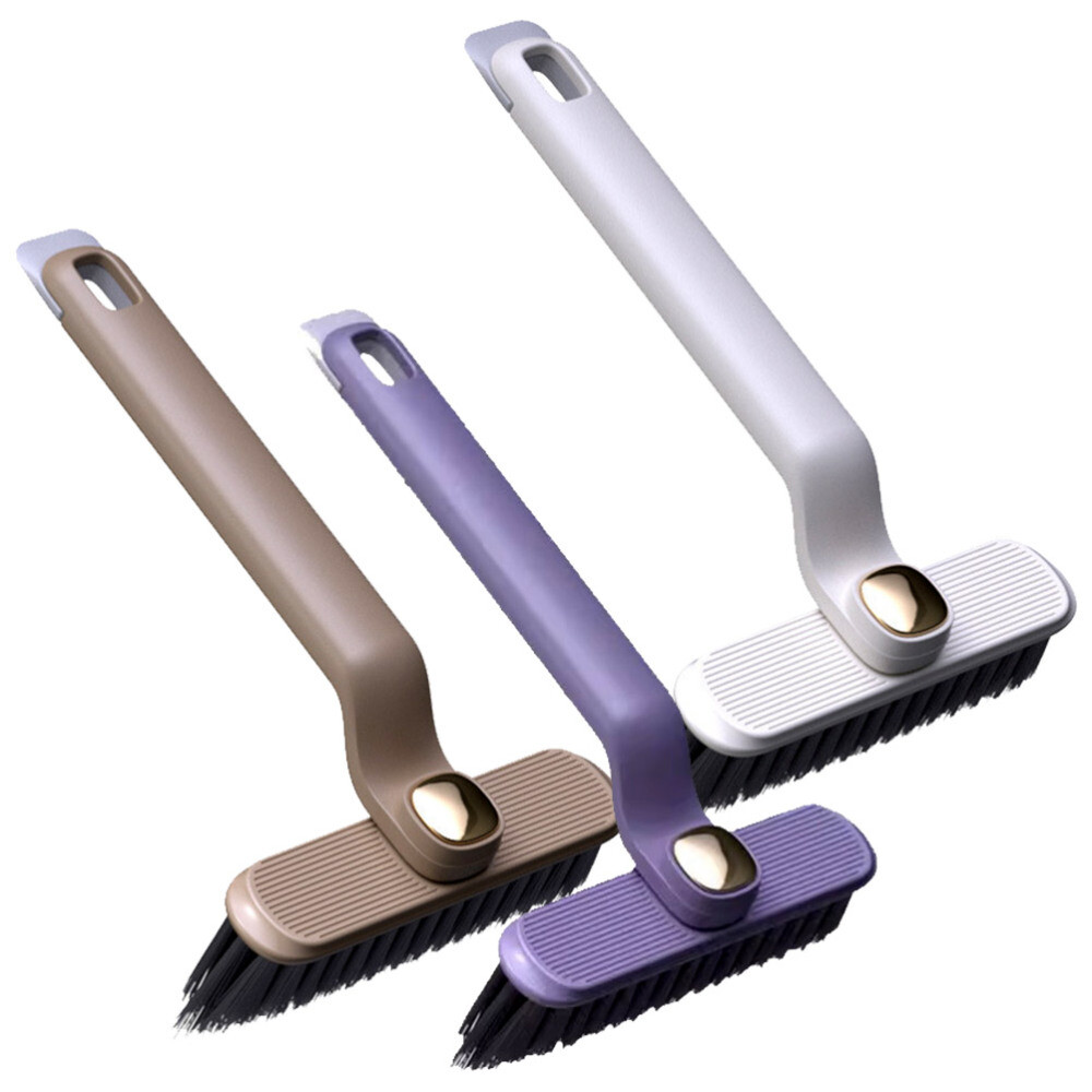 3PCS Practical Brush Rotating Crevice Cleaning Brush Hand-held Rotating Brush