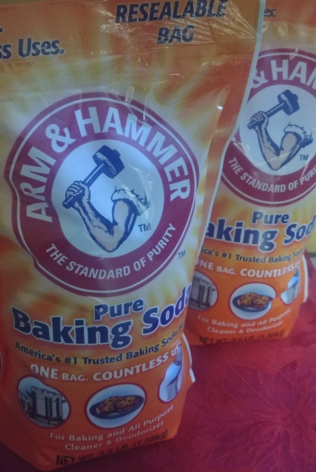Arm & Hammer Pure Baking Soda, 3.5 lb (2 pack)