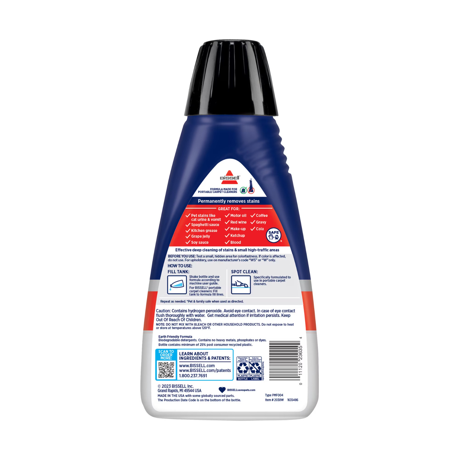 BISSELL Pro Oxy Spot Stain Cleaner Fresh Scent 32 fl oz 2038W – Free Shipping