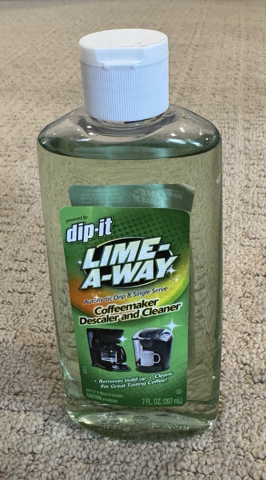Dip-It LIME-A-WAY Coffeemaker Descaler & Cleaner Automatic Drip & Single Serve