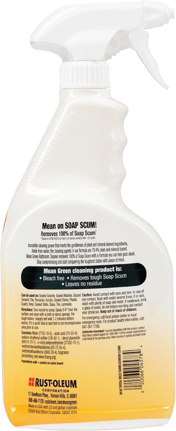 Mean Green Ready-To-Use Bathroom Cleaner, 32oz Spray – 394188