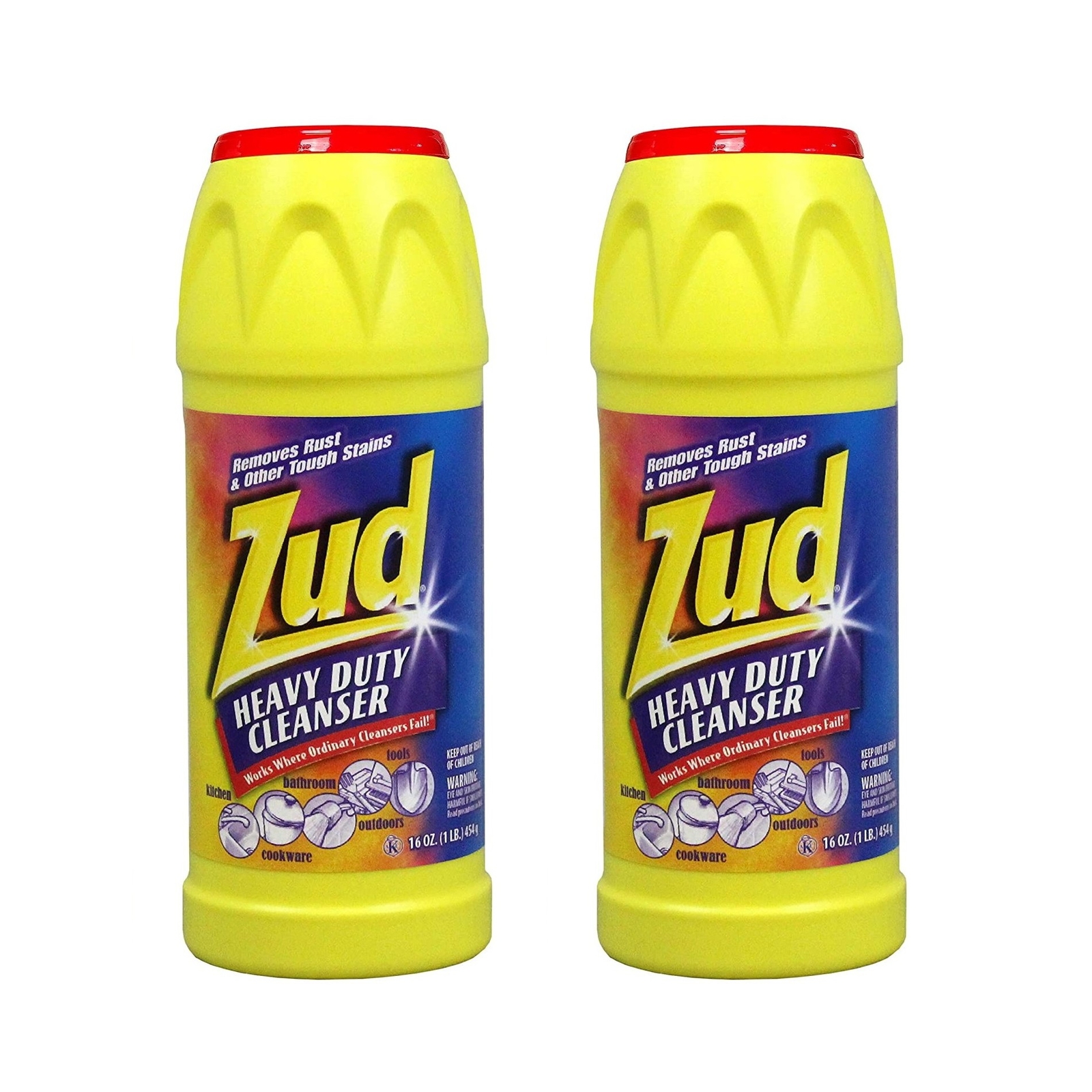 Zud Multi Purpose Heavy Duty Stain Cleanser Powder, 16 Oz. (Pack of 2)
