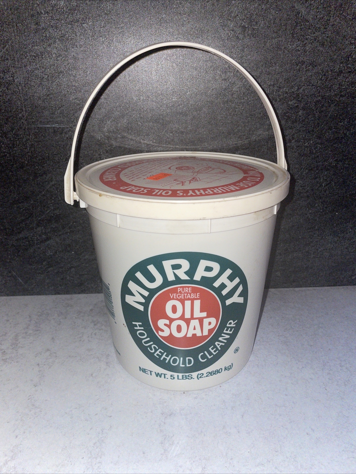 Murphy Oil Soap Pure Vegetable Bucket Wood Cleaner Vintage 5 Lb No Handle