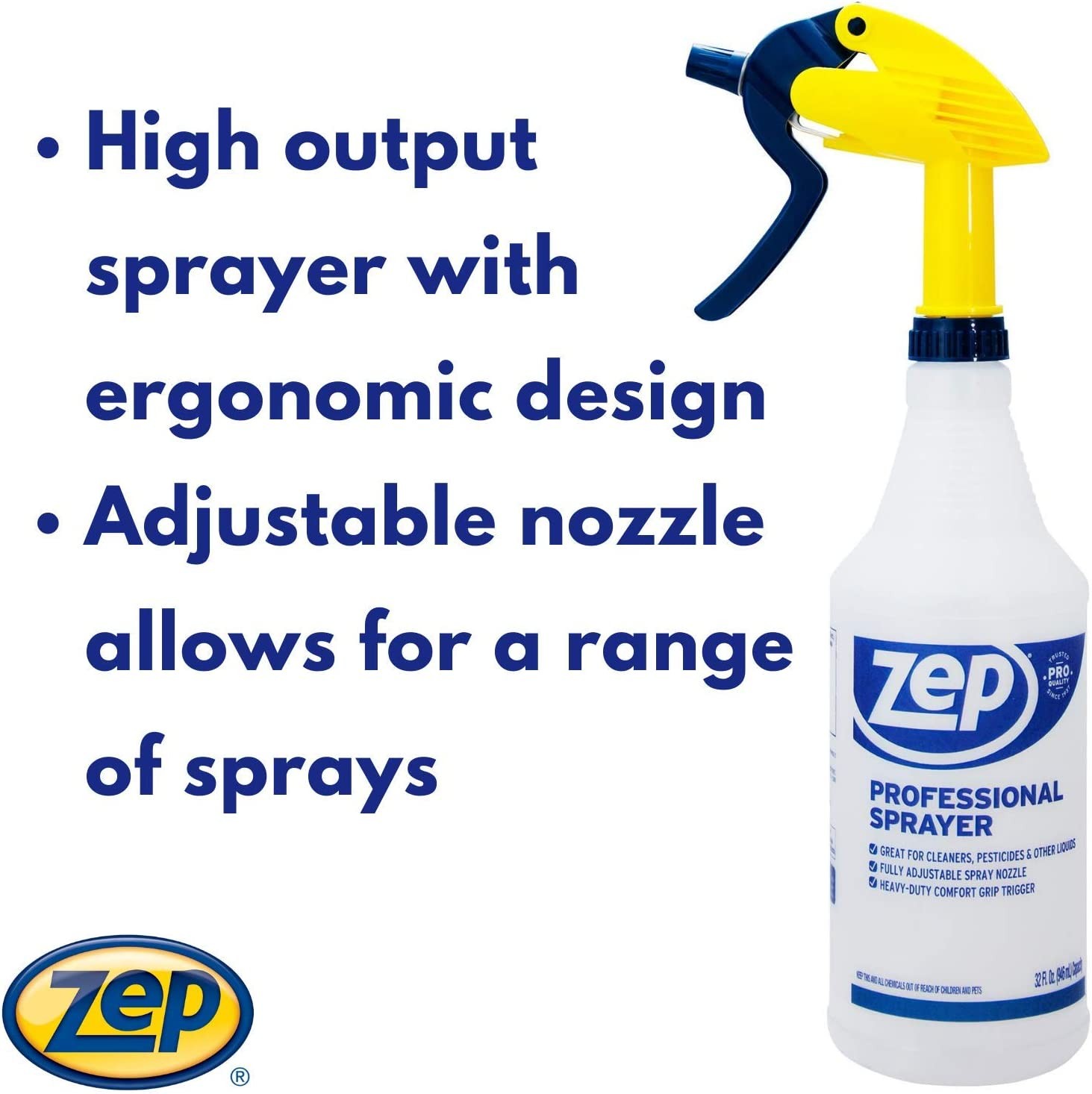 Zeptastic All-Purpose Cleaner and Degreaser With Lavender Scent 1 Gal (Case of