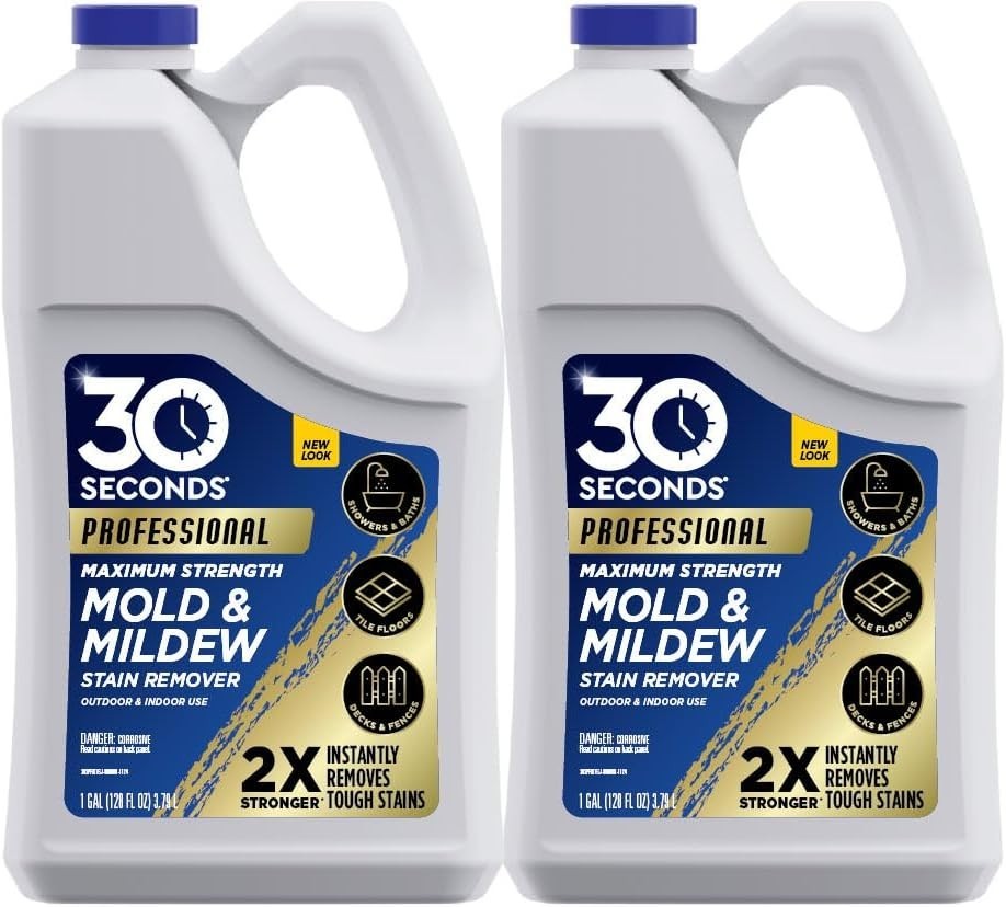 Pro Mold & Mildew Stain Remover – Scrub-Free & Ready-to-Use 128 fl oz – 2 Pack