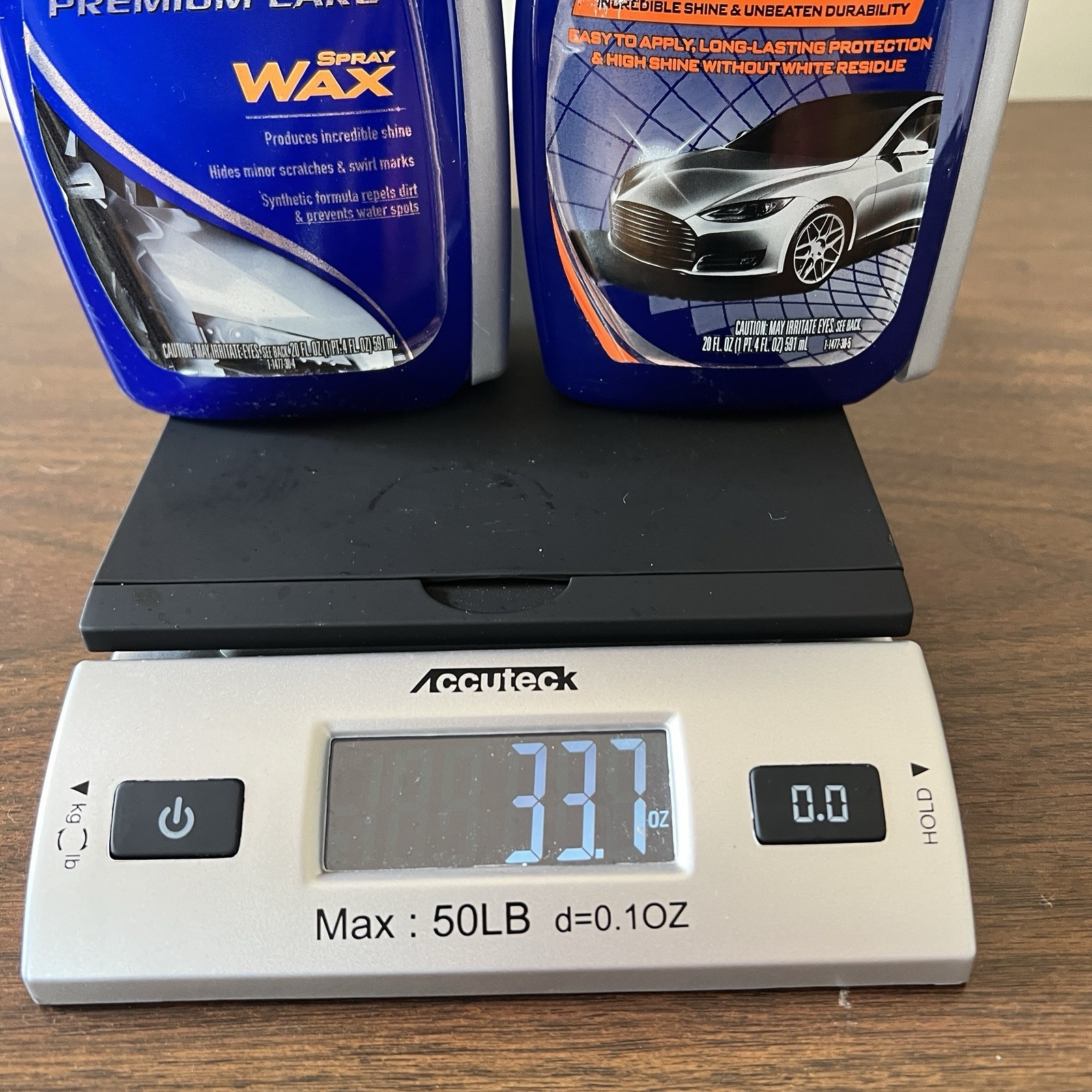 Turtle Wax ICE Spray Wax 20oz Lot of 2 USED Car Shine Polish No White Residue
