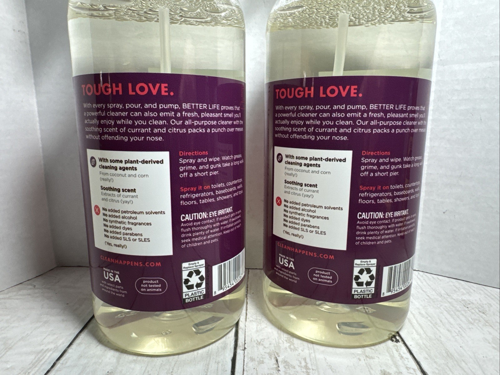Better Life All-Purpose Plant Based Cleaner Natural Currant & Citrus 32 oz 2 Bot