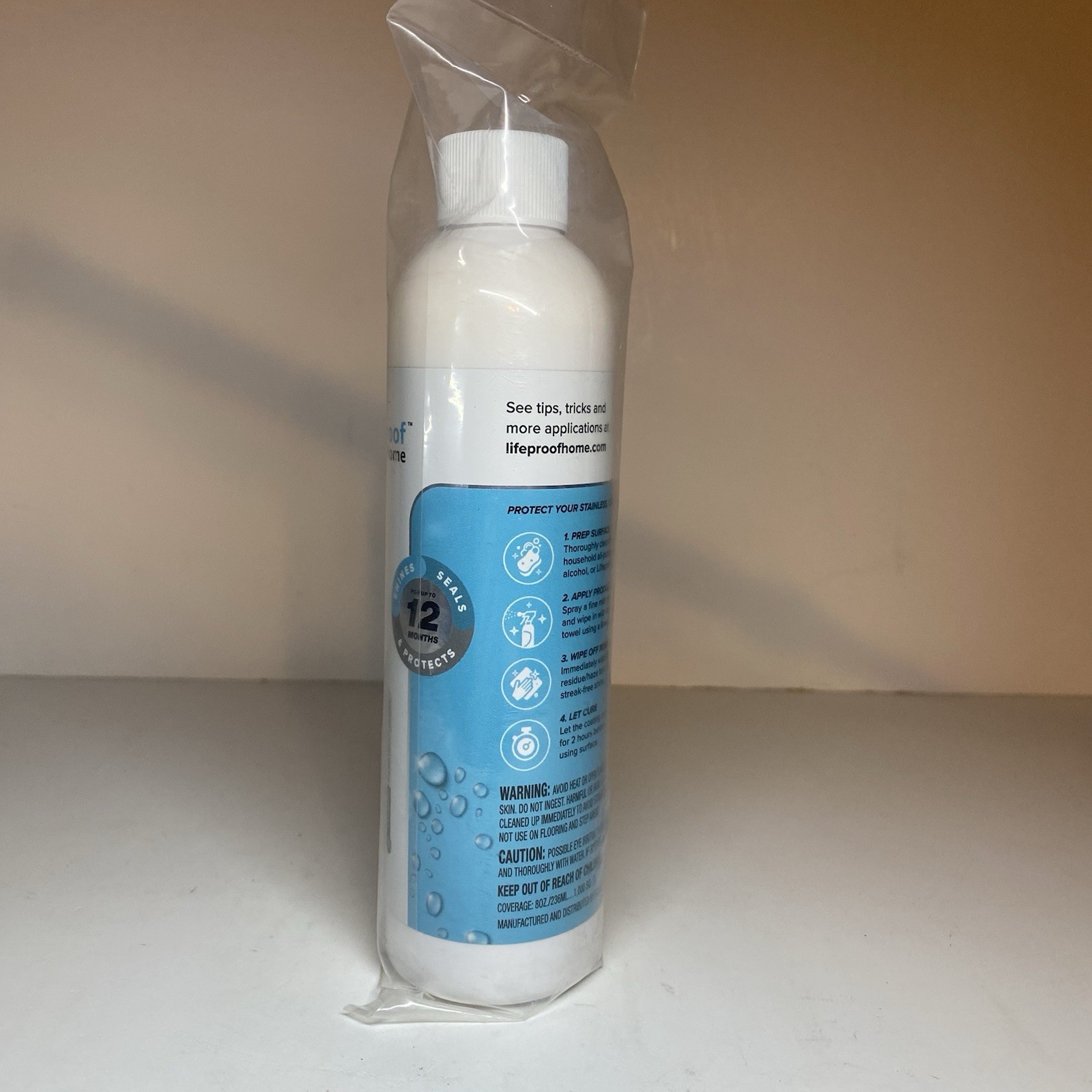 Sealed In Package- Unopened- Lifeproof Home Ceramic Coating 8 oz Bottle