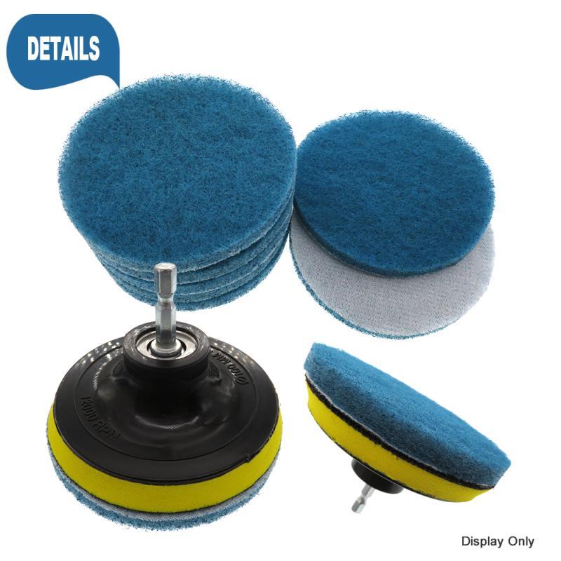 4 Inch 100mm Round Flocking Scouring Pad Cleaning Cloth Sanding Disc 240#-3000#
