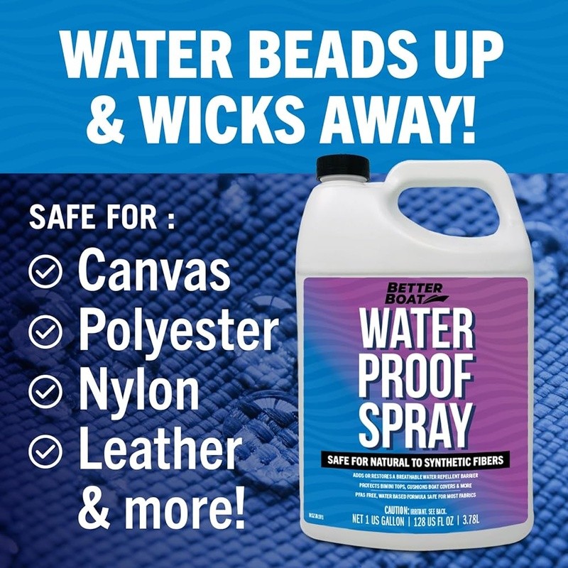 Water Repellent Spray Fabric Protects Canvas Nylon Leather Outdoor Gear New