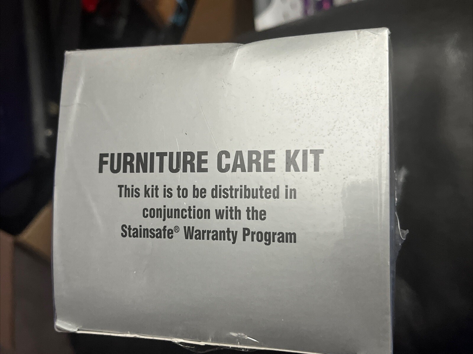 STAINSAFE Diamond Supreme Fabric Leather Wood Furniture Care Cleaning Kit NIB