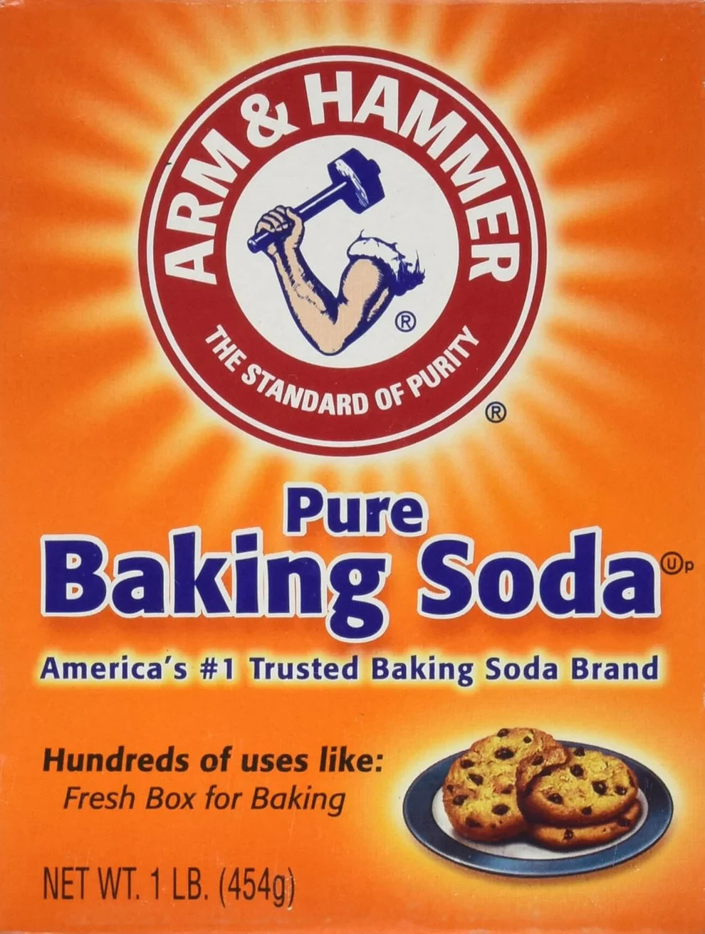 Arm & Hammer Baking Soda, 1 Pound (Pack of 3)