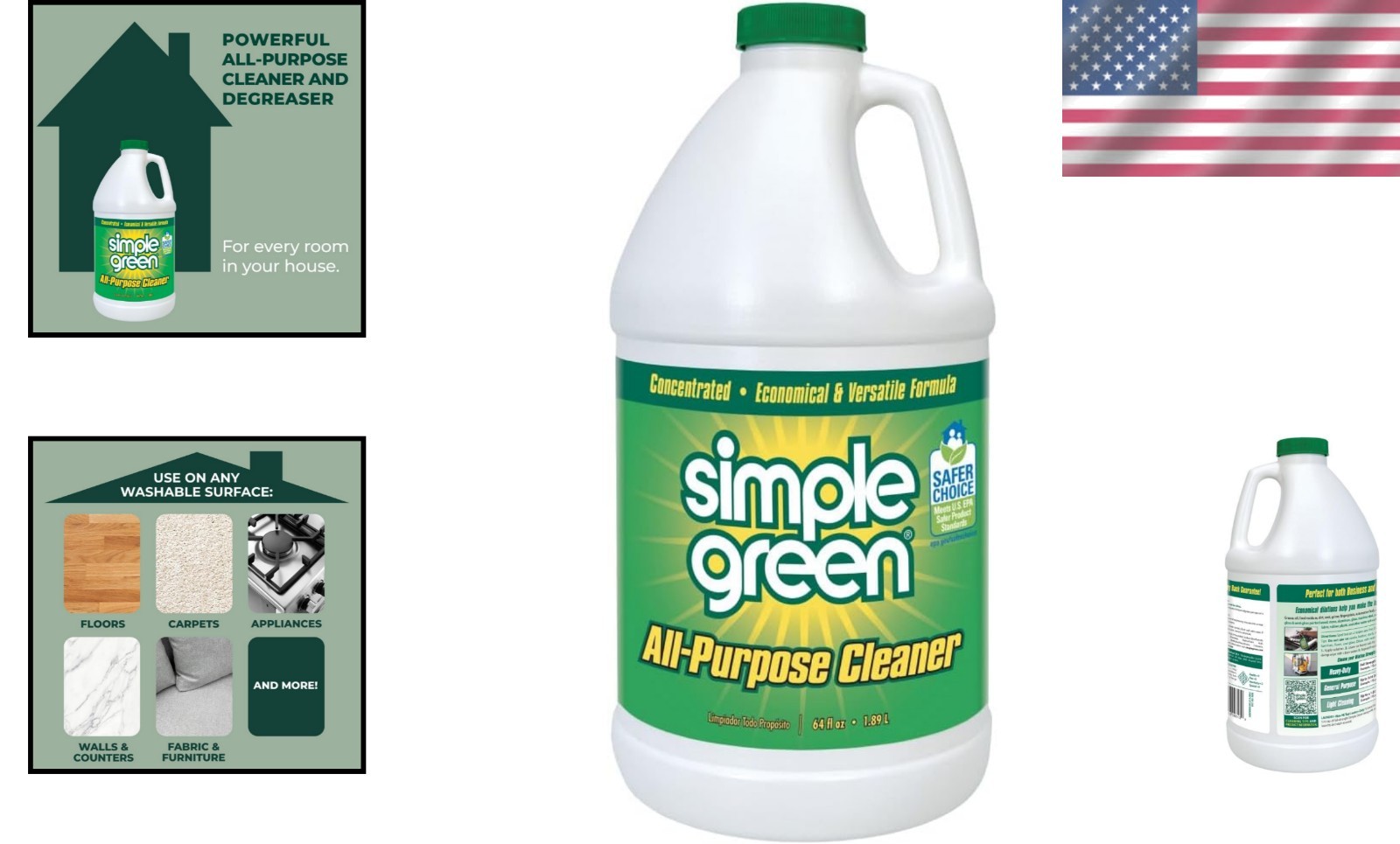 64 Fl Oz All-Purpose Cleaner Concentrate – Eco-Friendly & Versatile Solution
