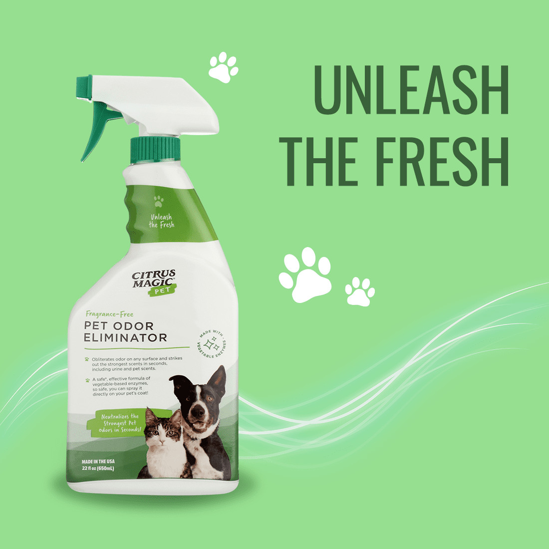 Pet Odor Eliminator, 22 Fluid Ounces, Pack of 3