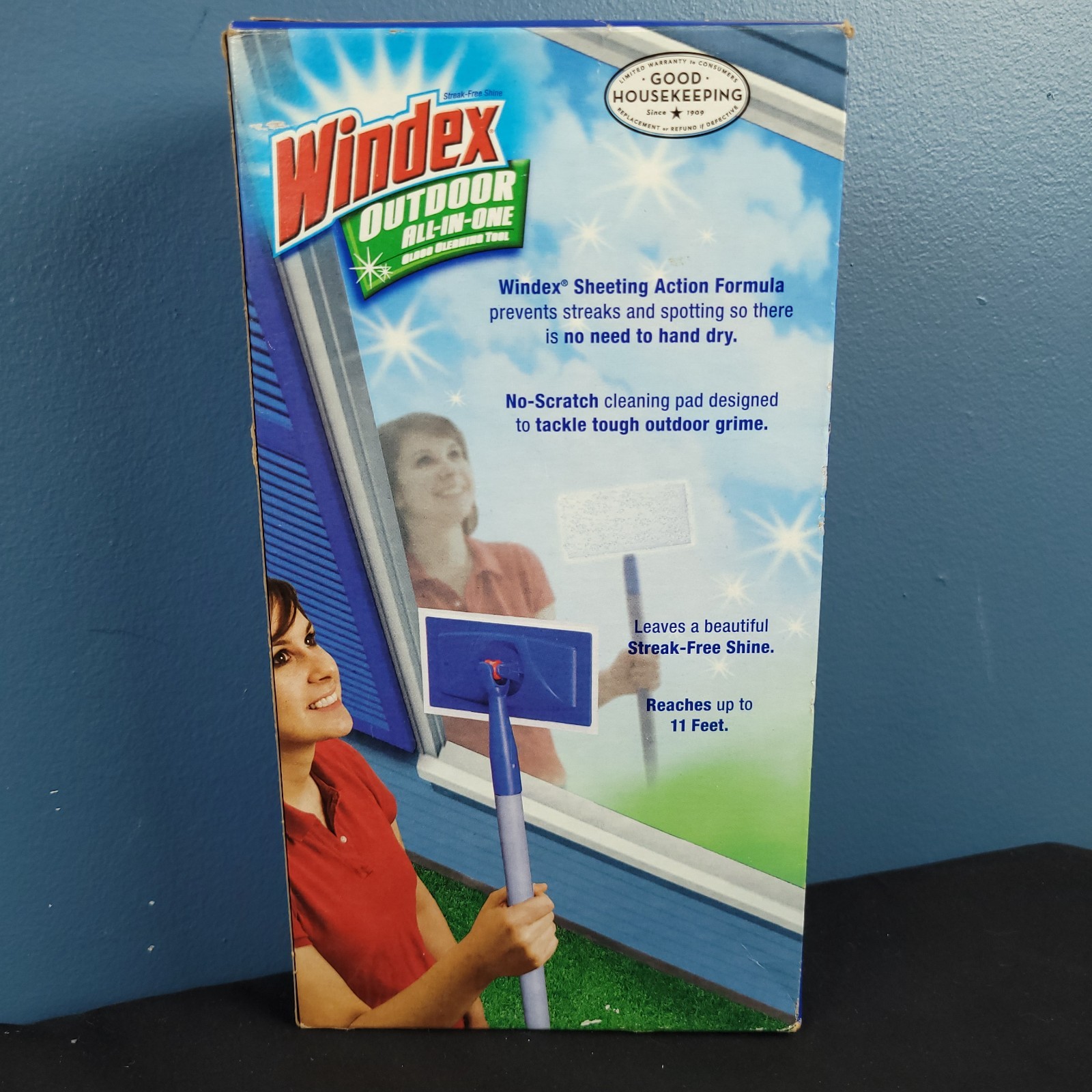 Windex Outdoor All-In-One Glass Cleaning Tool Starter Kit NEW SEALED