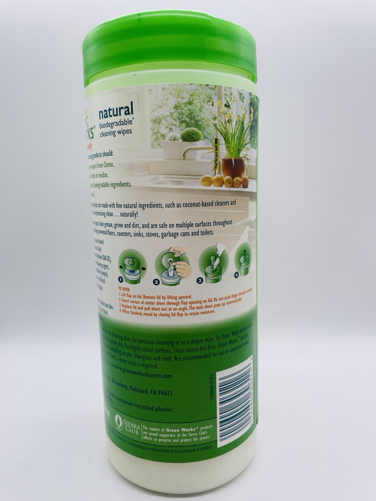 Green Works Multi-surface Cleaner, Biodegradable Wipes 30 Count Original Scent