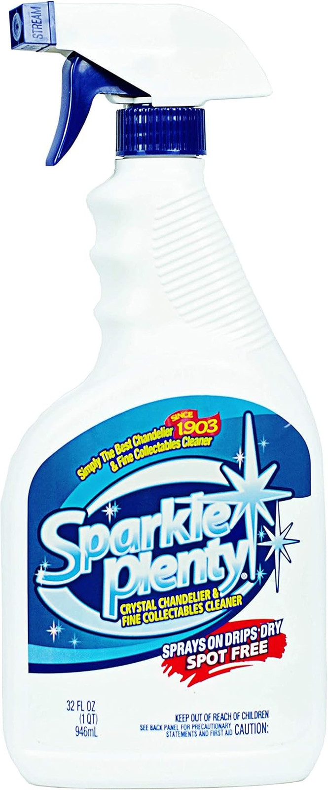 Sparkle Plenty Crystal Chandelier Cleaner Spray | Drip Dry | Home Cleaning Suppl