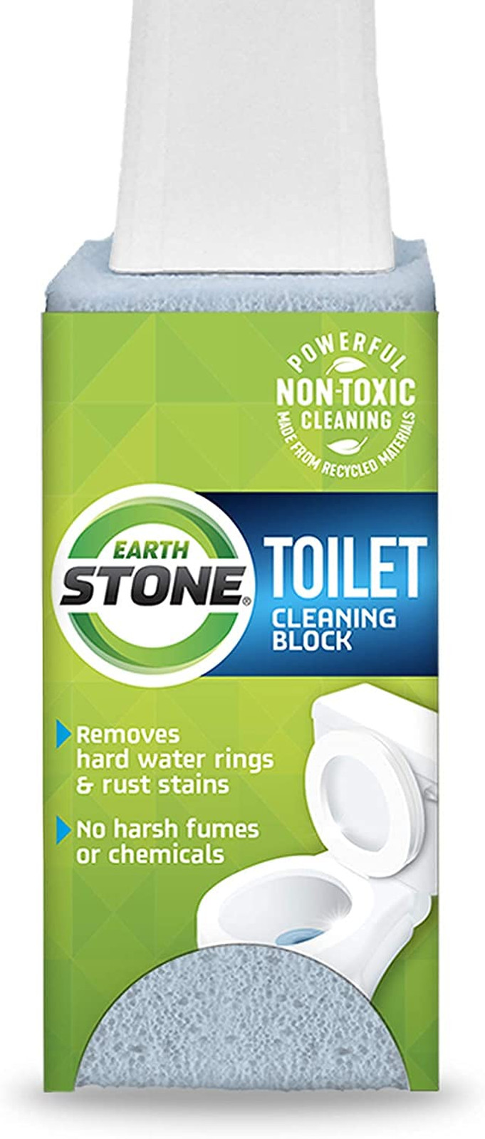 ToiletStone Cleaning Block with Handle, Environmentally Friendly Toilet Cleaner
