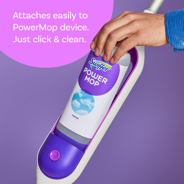 Swiffer Power Mop Refill Fresh Spray Floor Cleaner 2 -Count
