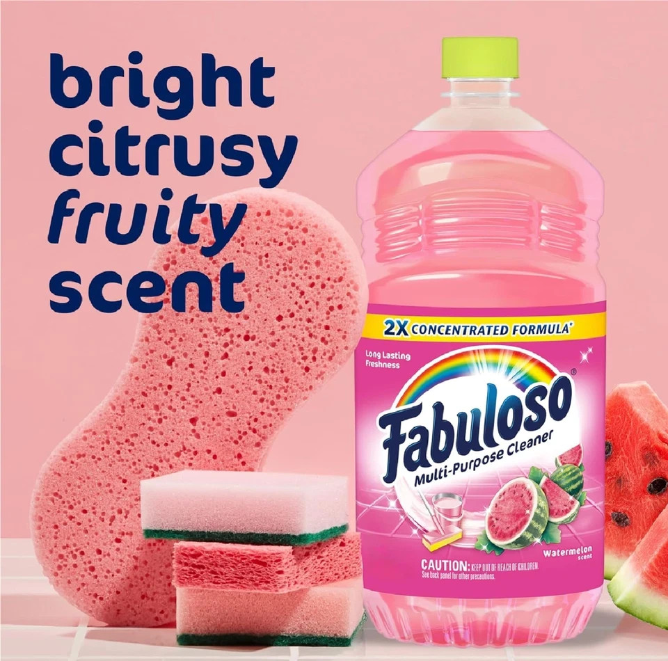 Fabuloso Multi-Purpose Cleaner and Floor Cleaner 2X Concentrated Formula Long