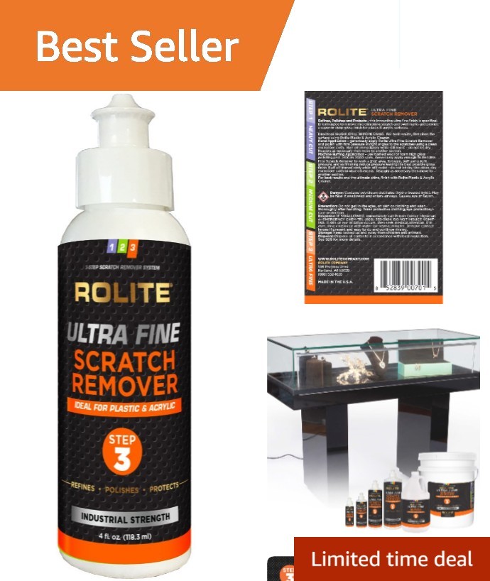 4oz Multi-Surface Ultra Fine Scratch Remover – Restore Shine to Plastics & Glass