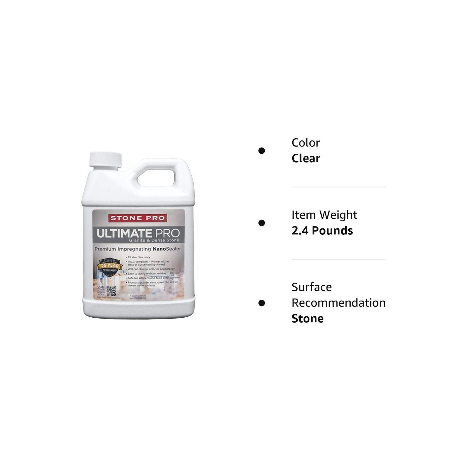 StonePro – Ultimate Pro Sealer (1 Quart – 32 Fl Oz) (for Sealing Gra