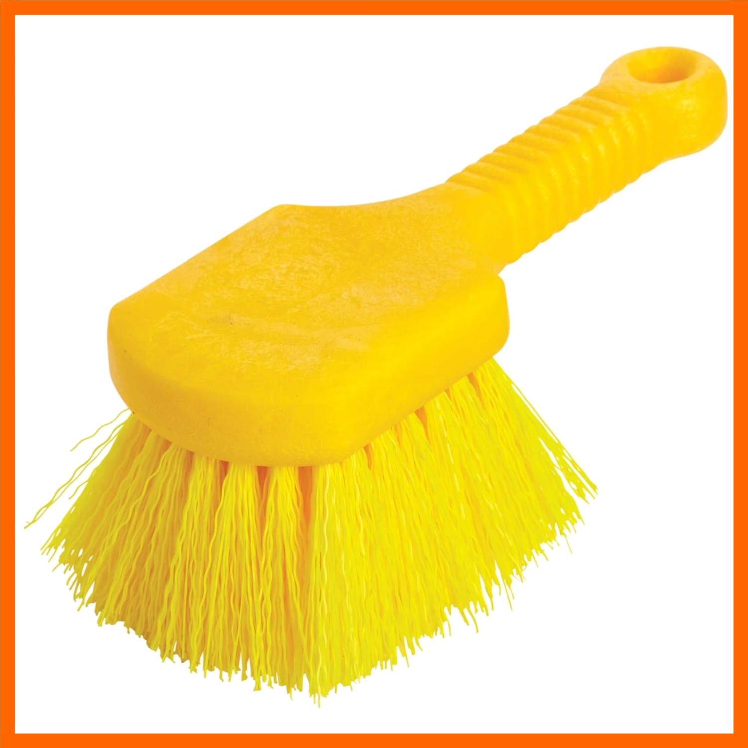 Commercial 8″ Utility Scrub Brush Plastic Handle Synthetic Bristles Cleaning …