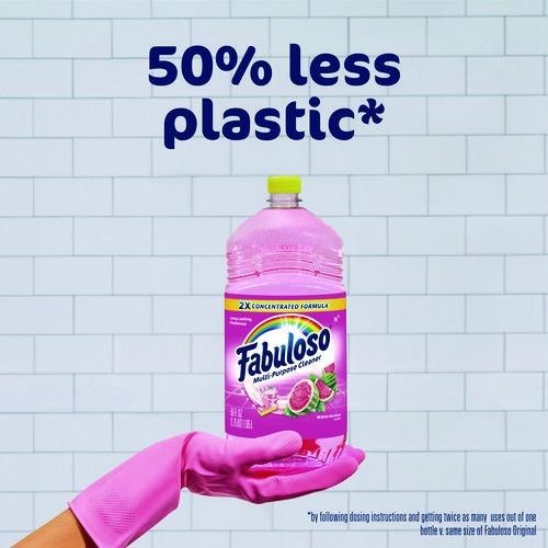 Fabuloso Multi-Use Cleaner, Watermelon Scent, 56 oz Bottle, 6/Carton