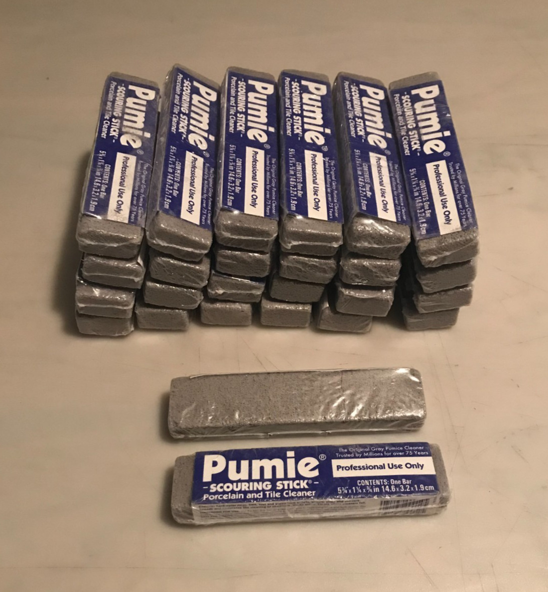26 Pcs – Pumie Pumice Scouring Sticks – Porcelain & Tile Cleaner Sticks