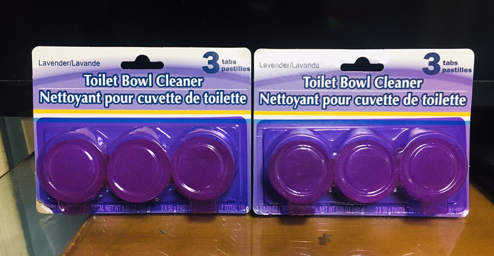 Lavender Automatic Toilet Bowl Cleaner Tablets 3 pack Fresh Scent. Lot of 2. A+
