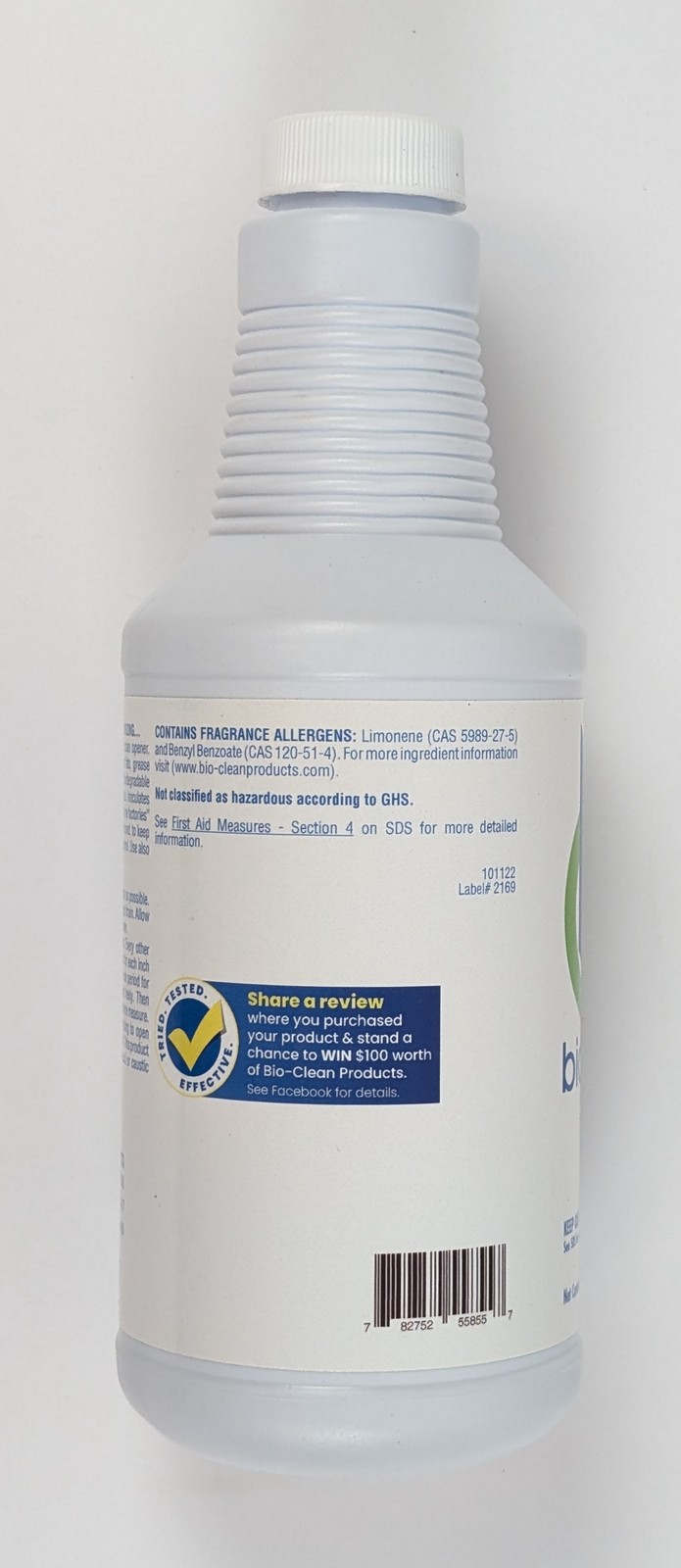 Bio-Clean Products Bio Enzymatic Drain Opener Safe Cleaner 16 Fl Oz Set of 8