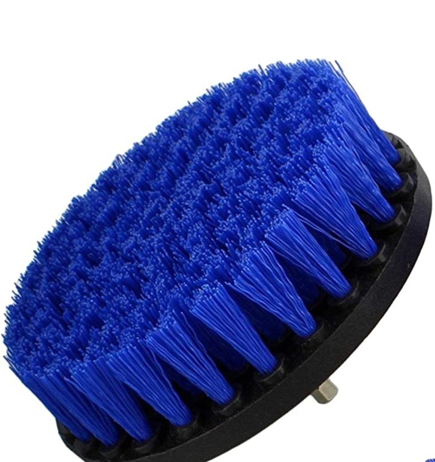 Diamond Shine 4 Inch Medium Drill Brush for Scrubbing and Cleaning w/ 6″ Ext
