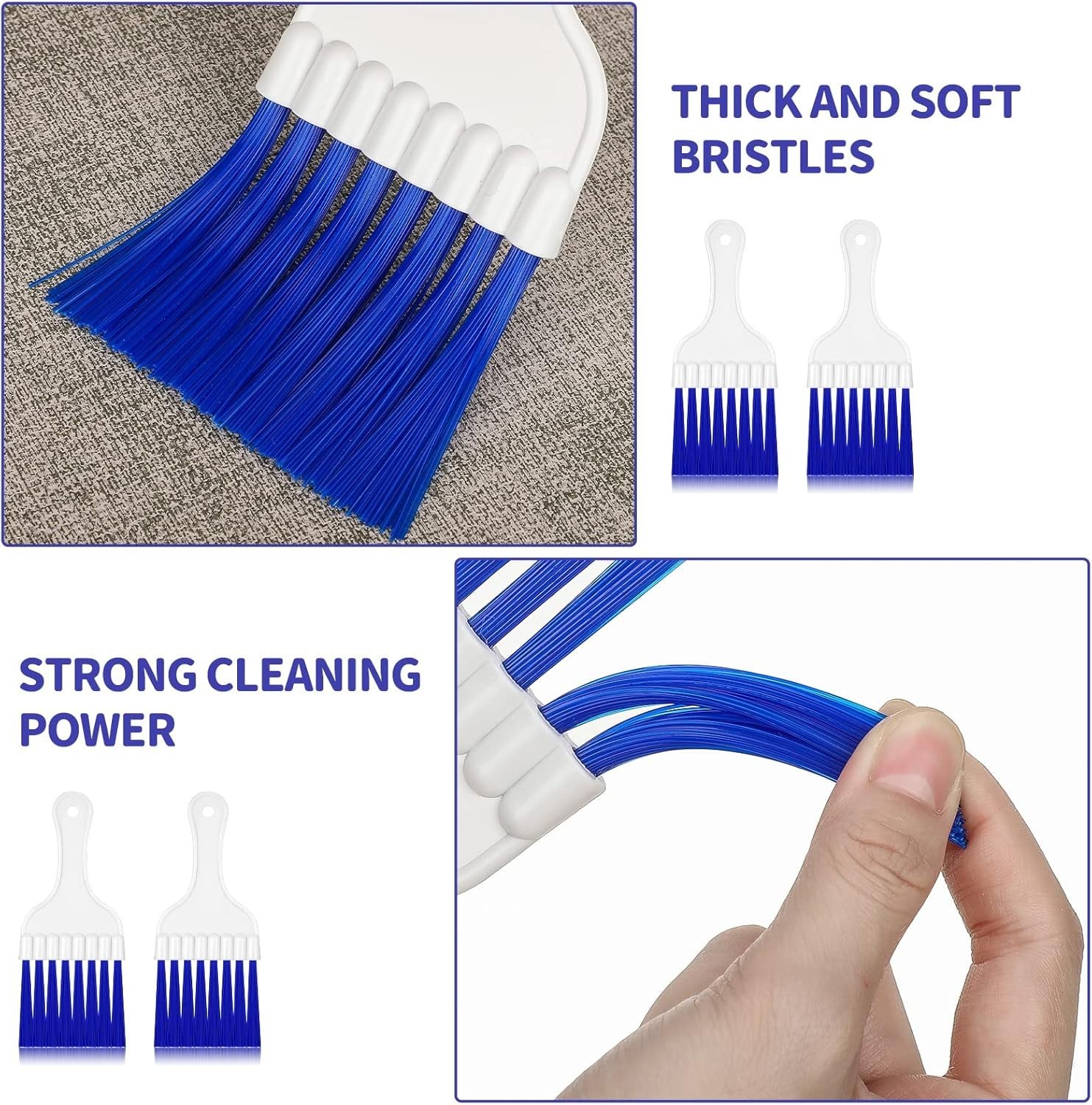 4 Packs Air Conditioner Condenser Cleaning Brush Refrigerator Coil Brush HVAC…