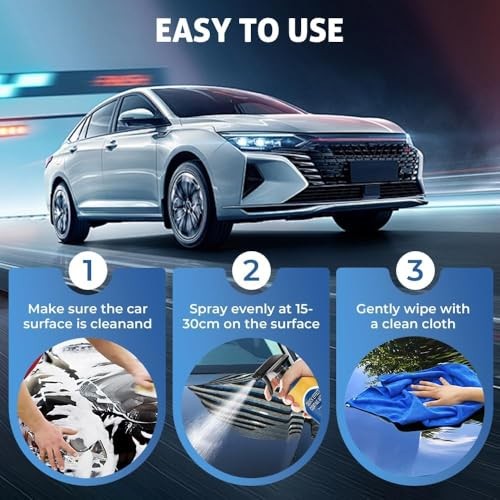 2PCS Car Coating Spray, Quick Effect Coating Agent, Quick-Advanced Car Acting