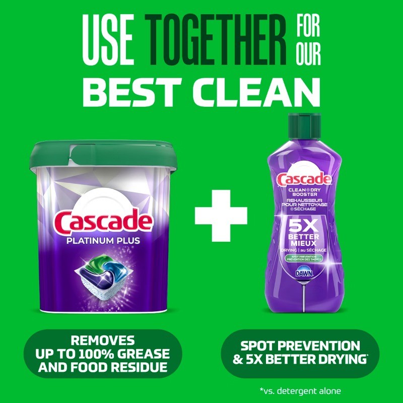 Clean + Dry Booster Dishwasher Rinse Aids – 30.5 fl oz