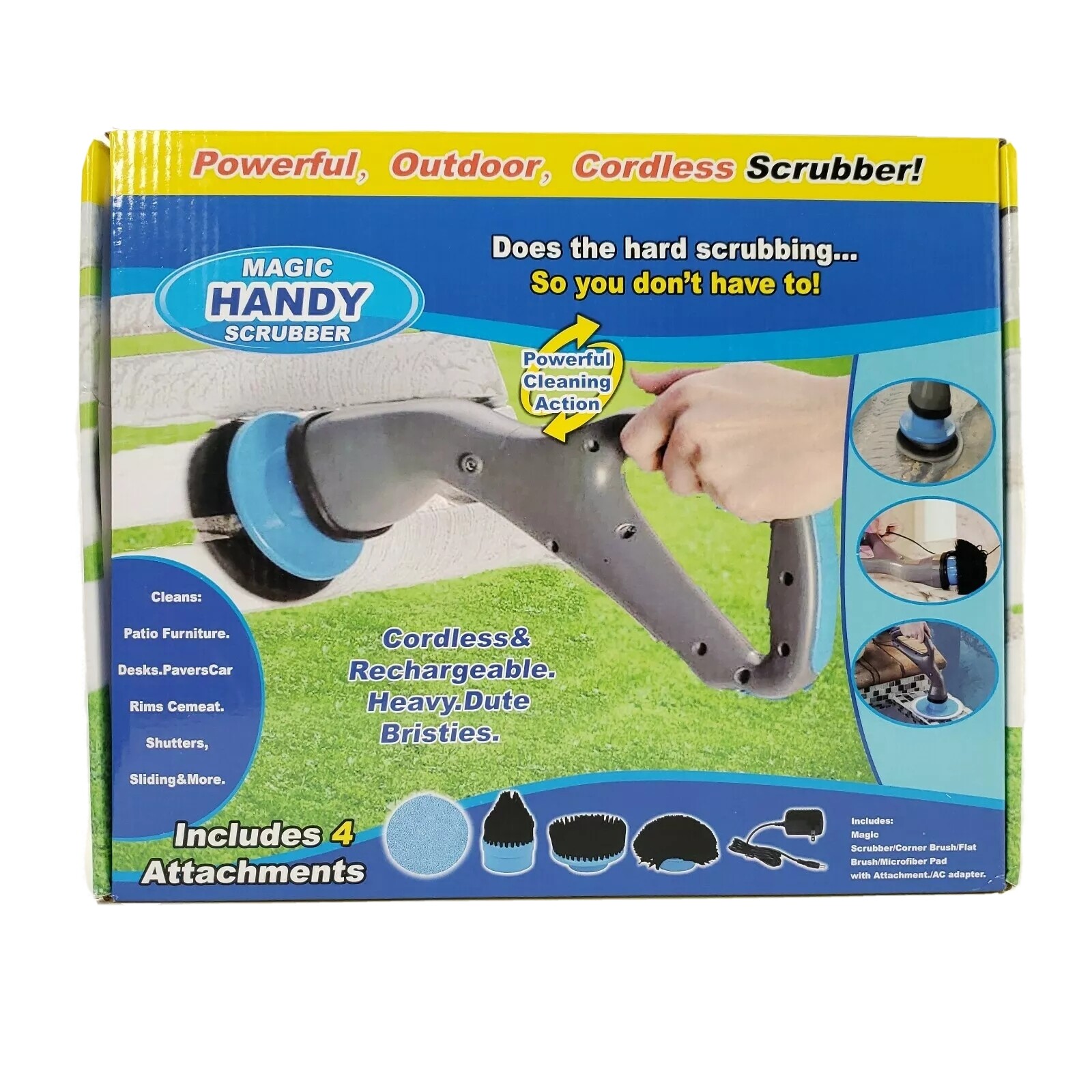 Magic Handy Scrubber Cordless Electric Cleaning Brush