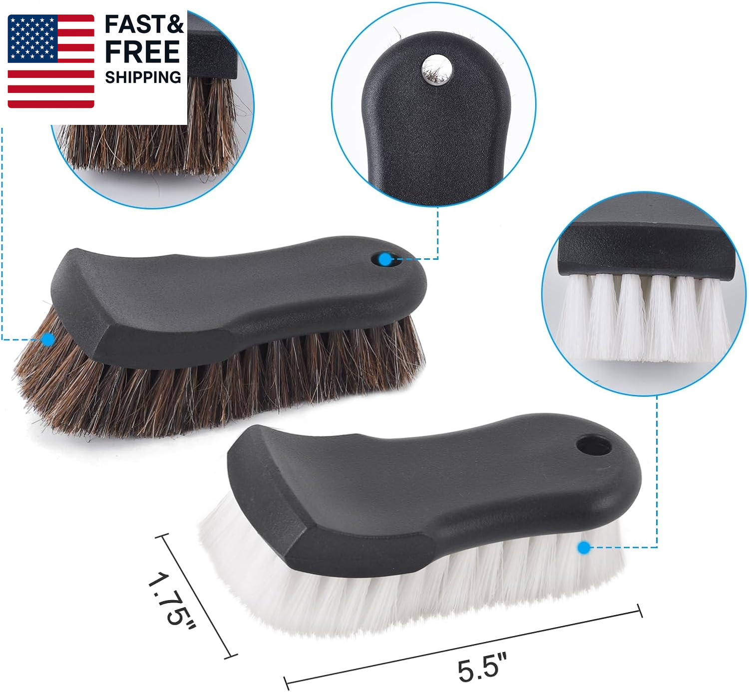 Upholstery Brush, Upholstery Brush Set, Leather Cleaning Brush, Carpet Brush Ca