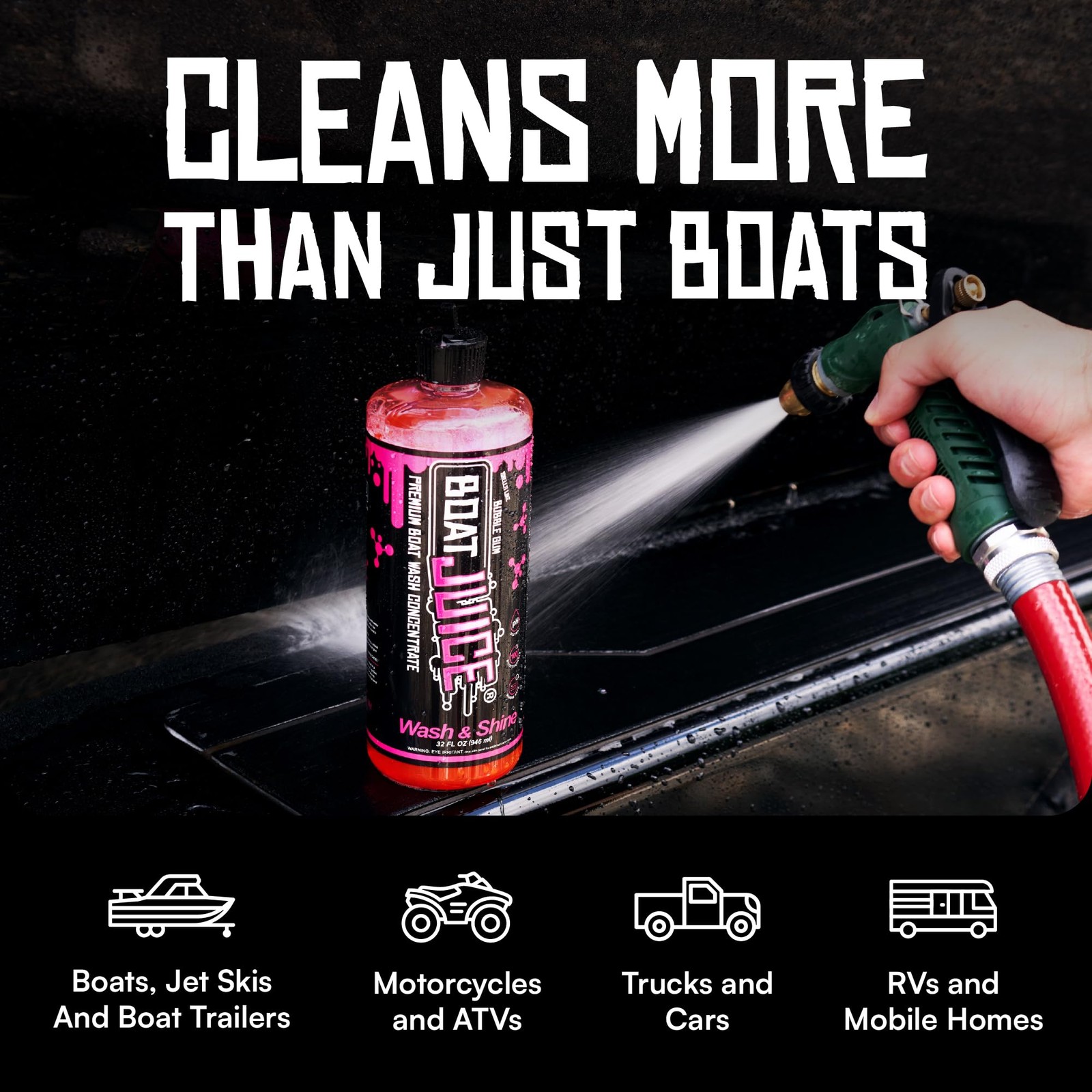 Boat Juice Boat Wash & Shine | pH Neutral Boat Wash & Wax Soap for Fiberglass…
