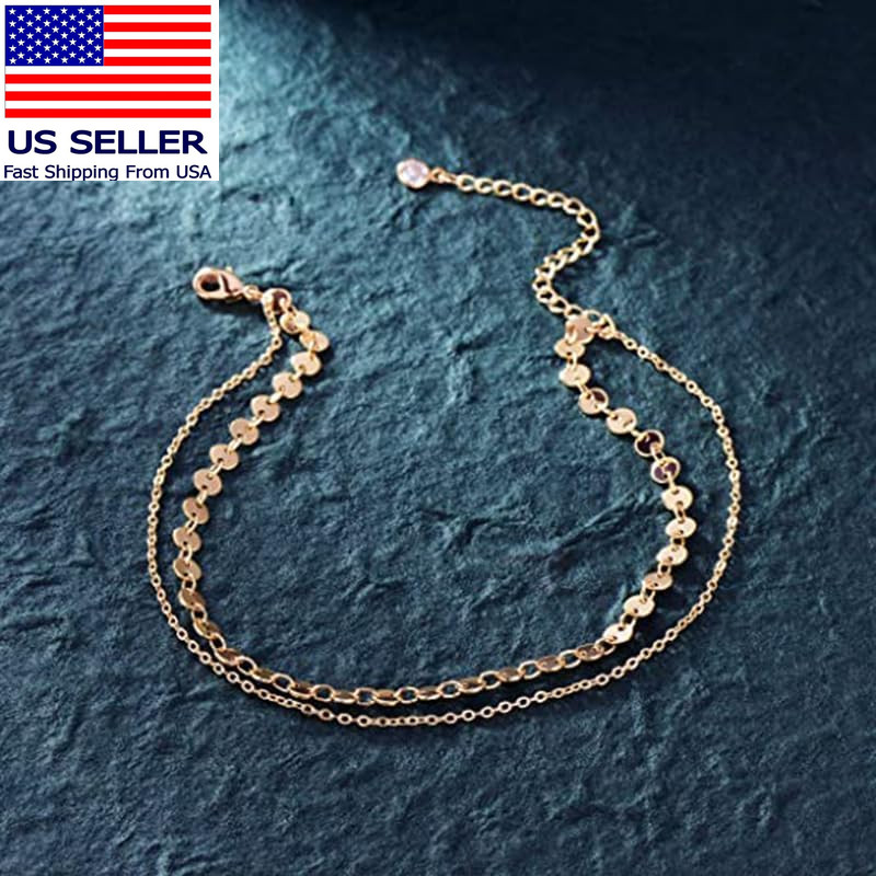 Toe Rings for Women Gold Silver Toe Ring Non Tarnish Ankle Bracelets for Women W