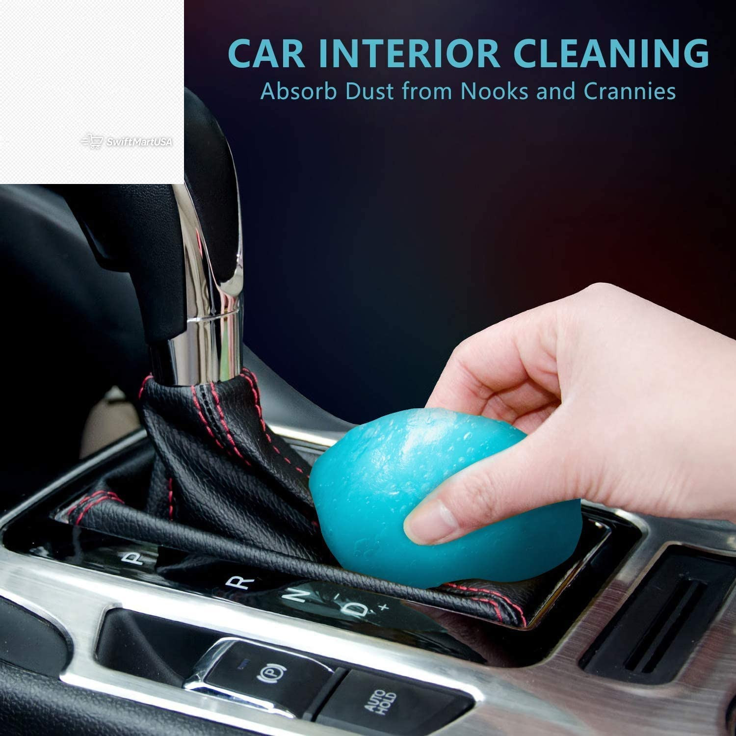 1 Pack Car Cleaning Gel Detailing Putty Interior Auto Vent Crevice Cleaner Goo