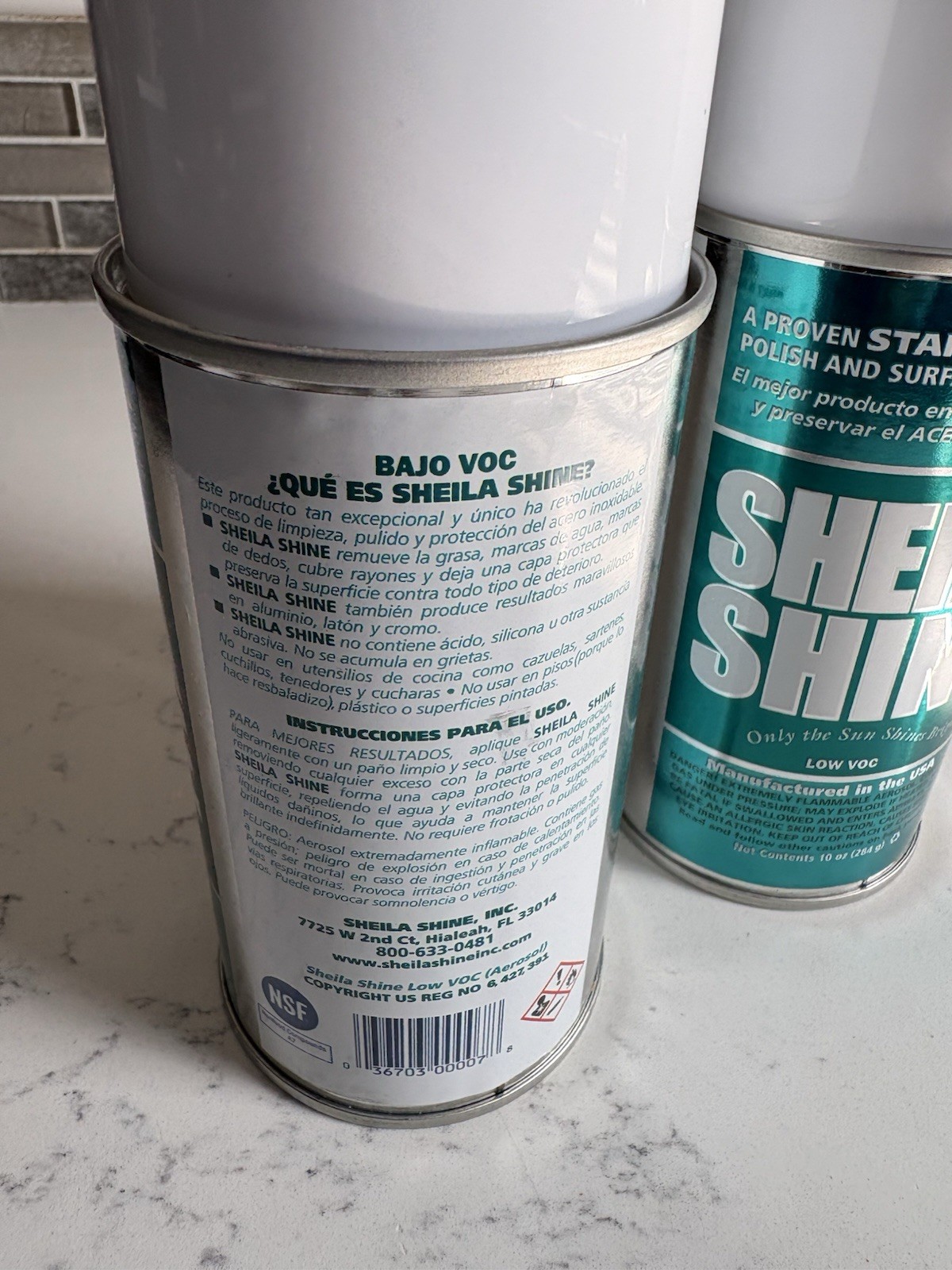 2-pack Sheila Shine Stainless Steel Cleaner Polish, 10oz, Works on Many Surfaces