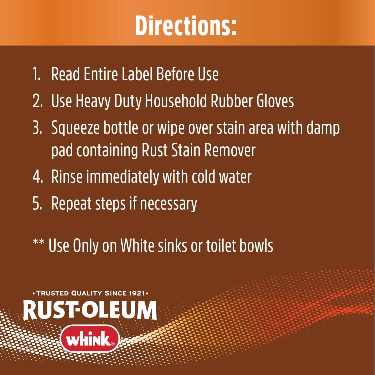Rust-Oleum Whink Rust Stain Remover | Heavy-Duty Iron 16 Fl Oz (Pack of 1)