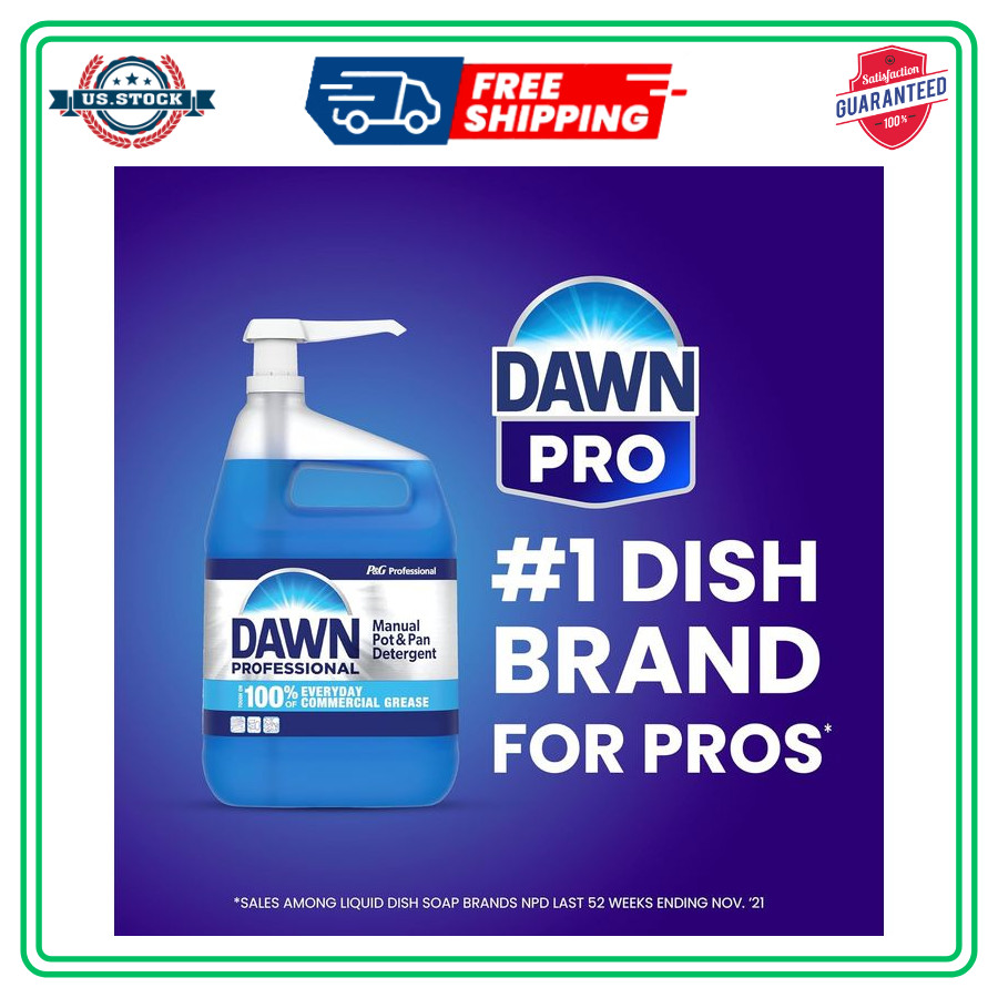 Dawn Professional Dishwashing Liquid Degreaser Soap Regular Scent 5 Gallon