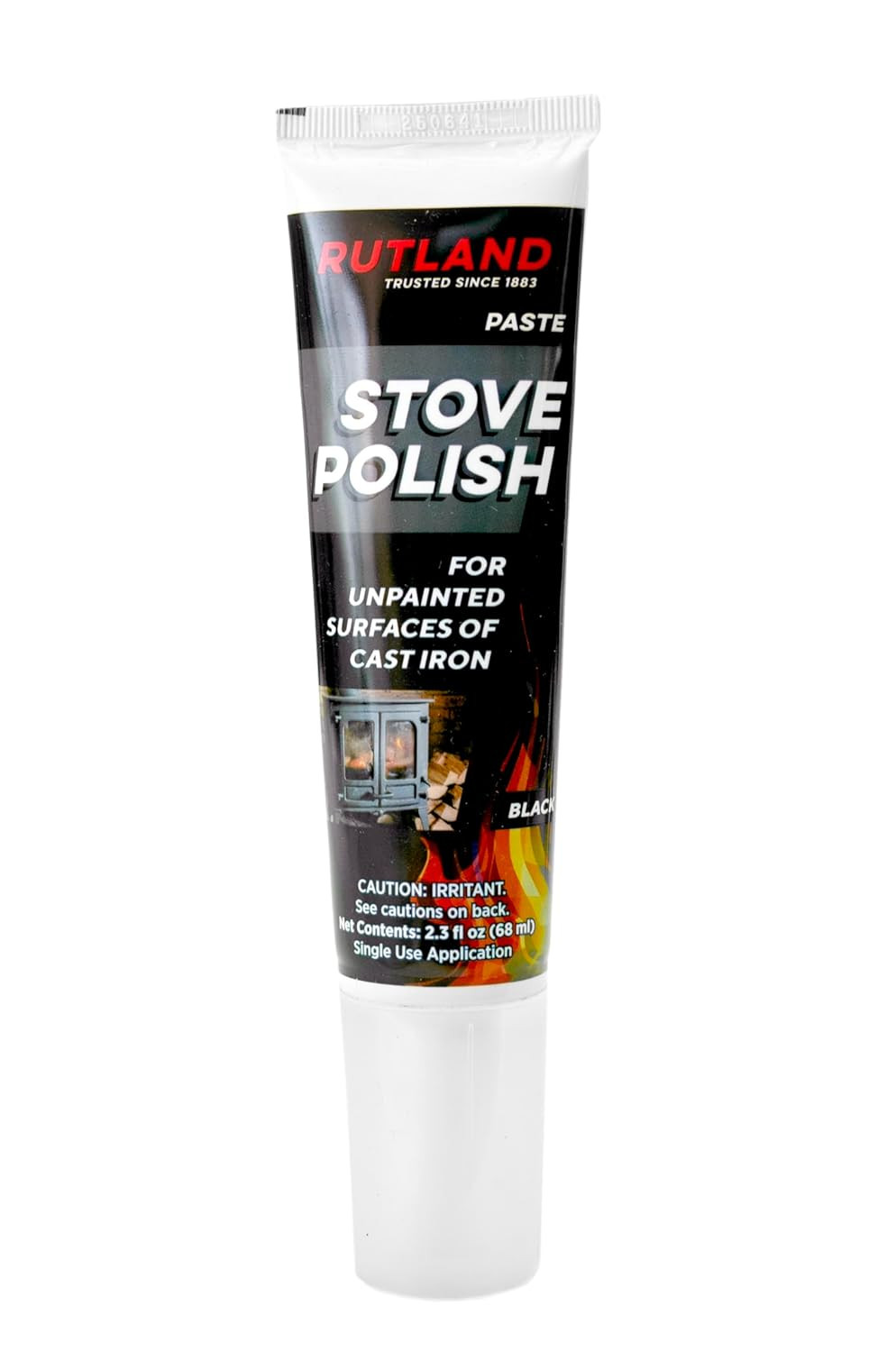 RUTLAND Stove Polish Paste for Cast Iron and Steel – Triple Wax Blend Restores
