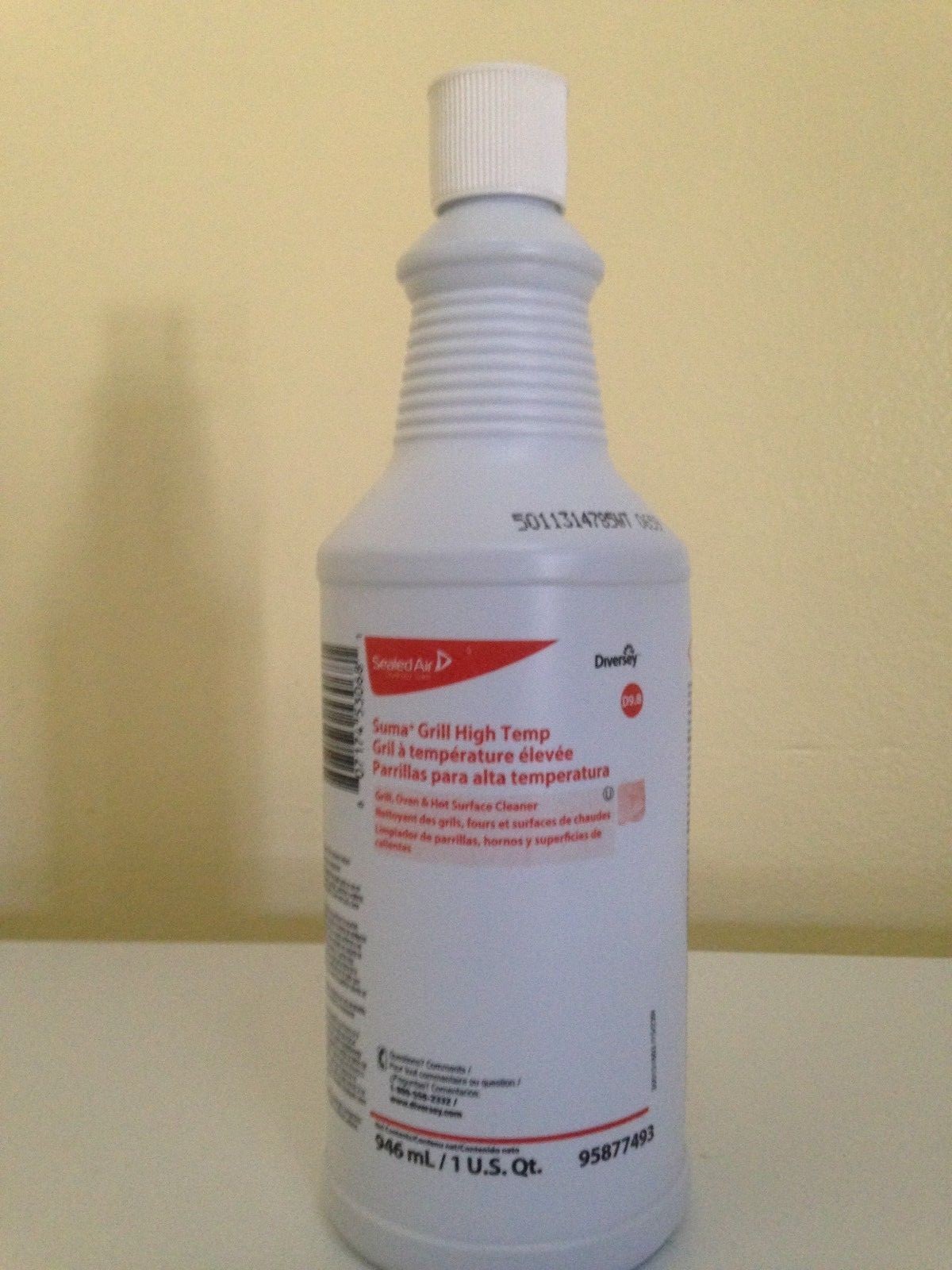 1 Bottle Diversey Suma Oven Grill Cleaner, High-Temp, 32 oz NEW SEE DESCRIPTION