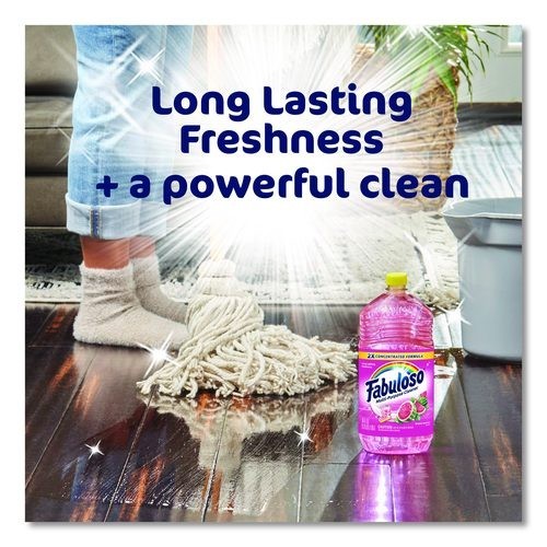 Fabuloso Multi-Use Cleaner, Watermelon Scent, 56 oz Bottle, 6/Carton